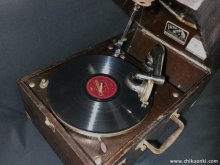 ビクター VV-50 ポータブル蓄音機 修理 岡山県 H様 【修理後の蓄音機】