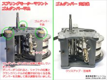 スプリングモーターのマウント・ゴムダンパーが潰れていたので交換。続けてマウント位置調整を行いました 【The ALBA GRAMOPHONE 蓄音機 修理 千葉県 A様】